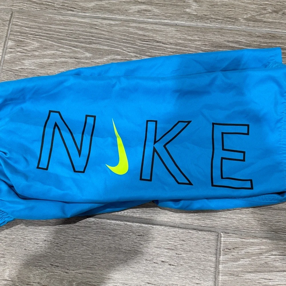 Nike Kids Blue Swim Trunks Size L